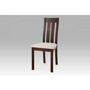 Jídelní židle BC-2602 dřevo / látka Autronic Ořech