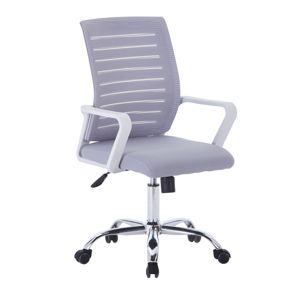 Kancelářská židle CAGE bílá / šedá  Tempo Kondela