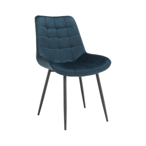 Jídelní židle SARIN látka / kov Tempo Kondela Modrá