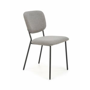 Jídelní židle K423 šedá / černá Halmar