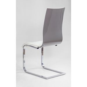 Jídelní židle K104 Halmar Bílá / šedá