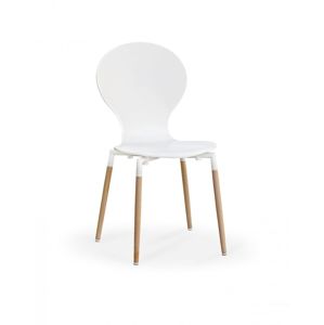 Jídelní židle K164 bílá Halmar