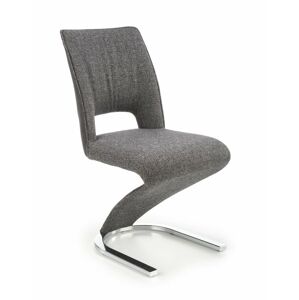 Jídelní židle K441 šedá / chrom Halmar