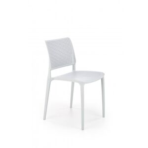Stohovatelná jídelní židle K514 Halmar Světle modrá
