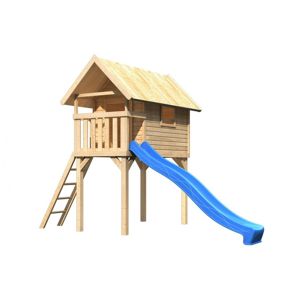 Dětská hrací věž se skluzavkou Dekorhome Modrá