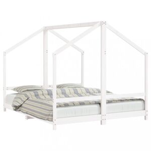 Dvojitá dětská domečková postel Dekorhome 80 x 200 cm