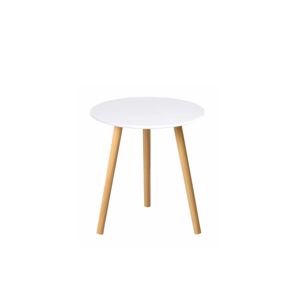 Příruční stolek PAMINO bílá / přírodní Tempo Kondela