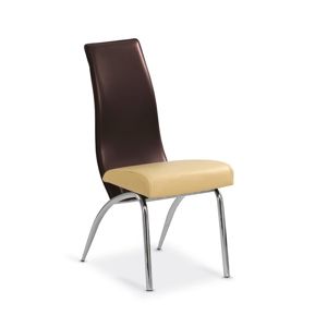 Jídelní židle K2 YON hnědá / béžová