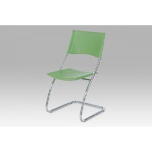 Jídelní židle B161 koženka / kov Autronic Zelená