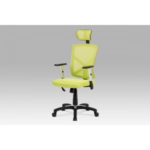 Kancelářská židle KA-H104 látka / plast Autronic Zelená