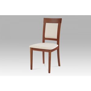 Jídelní židle BC-3960 látka / dřevo Autronic Třešeň
