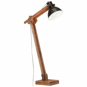 Stojací lampa mangovníkové dřevo / kov Dekorhome Černá