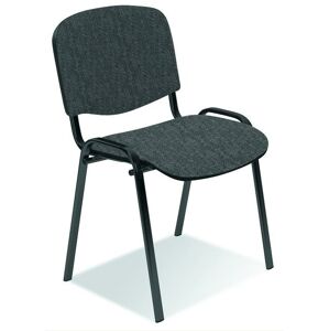 Konferenční židle ISO látka / kov Halmar Tmavě šedá