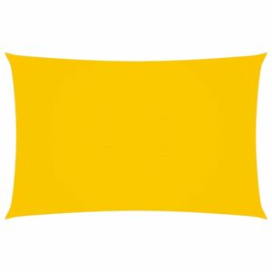 Stínící plachta obdélníková 2 x 5 m oxfordská látka Dekorhome Žlutá