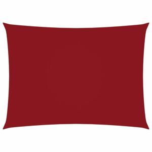 Stínící plachta obdélníková oxfordská látka 4 x 6 m Dekorhome Červená