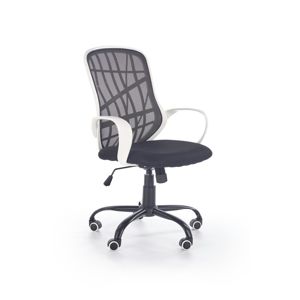 Kancelářská židle DESSERT červená / bílá / zelená Halmar černá/bílá