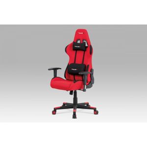 Kancelářská židle KA-F05 látka / plast Autronic Červená