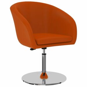 Jídelní židle umělá kůže Dekorhome Oranžová