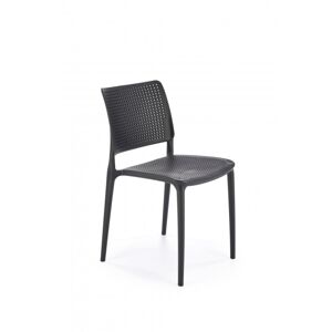 Stohovatelná jídelní židle K514 Halmar Černá