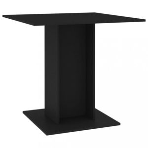 Jídelní stůl 80x80 cm Dekorhome Černá
