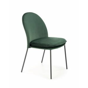 Jídelní židle K443 Halmar Tmavě zelená