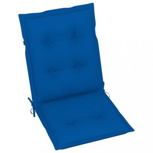 Podušky na zahradní židle 6 ks Dekorhome Tmavě modrá