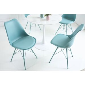 Jídelní židle 4 ks IKAROS Dekorhome Světle modrá