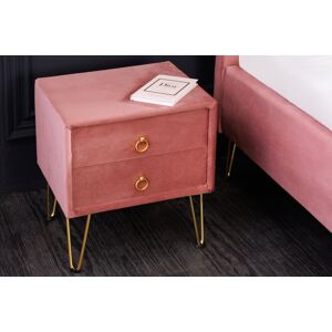 Noční stolek IMAS Dekorhome Růžová