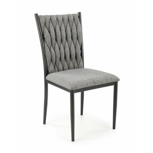 Jídelní židle K435 šedá / černá Halmar