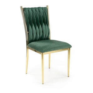 Jídelní židle K436 Halmar Tmavě zelená