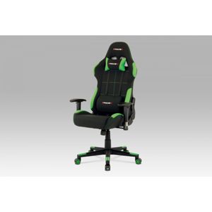 Kancelářská židle KA-F02 látka / plast Autronic Zelená