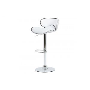 Barová židle AUB-455 WT bílá / chrom Autronic