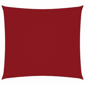 Stínící plachta čtvercová 2 x 2 m oxfordská látka Dekorhome Červená