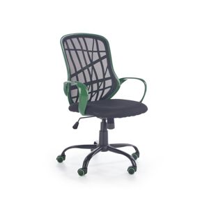 Kancelářská židle DESSERT červená / bílá / zelená Halmar černá/zelená