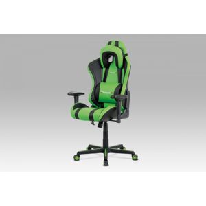 Kancelářská židle KA-V609 ekokůže / plast Autronic Zelená