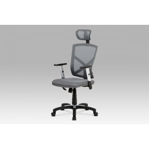 Kancelářská židle KA-H104 látka / plast Autronic Šedá