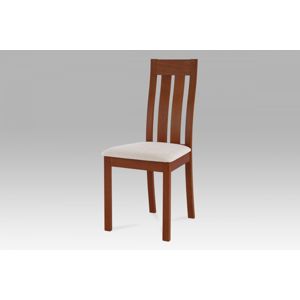 Jídelní židle BC-2602 dřevo / látka Autronic Třešeň