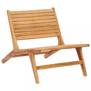Zahradní židle teakové dřevo Dekorhome