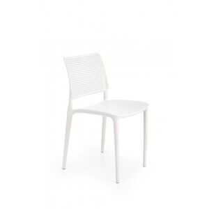 Stohovatelná jídelní židle K514 Halmar Bílá