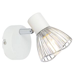 Nástěnná lampa FLY Candellux Bílá / stříbrná