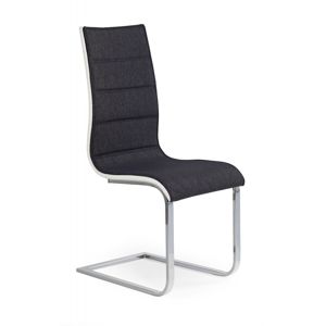 Jídelní židle K105 grafit / bílá Halmar
