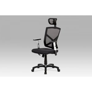 Kancelářská židle KA-H104 látka / plast Autronic Černá