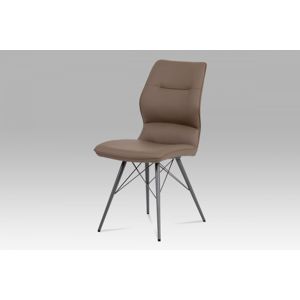 Jídelní židle HC-781 CAP cappuccino / matná šedá Autronic